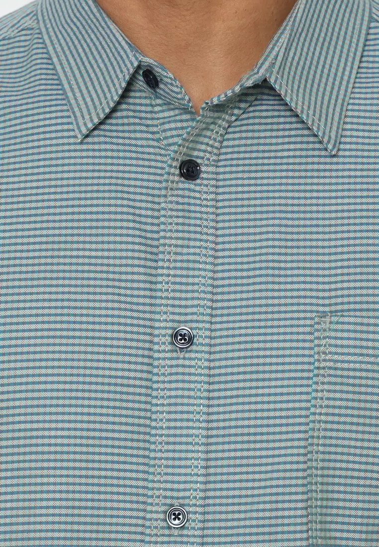 POLICE Kemeja Printing Regular Fit Pria