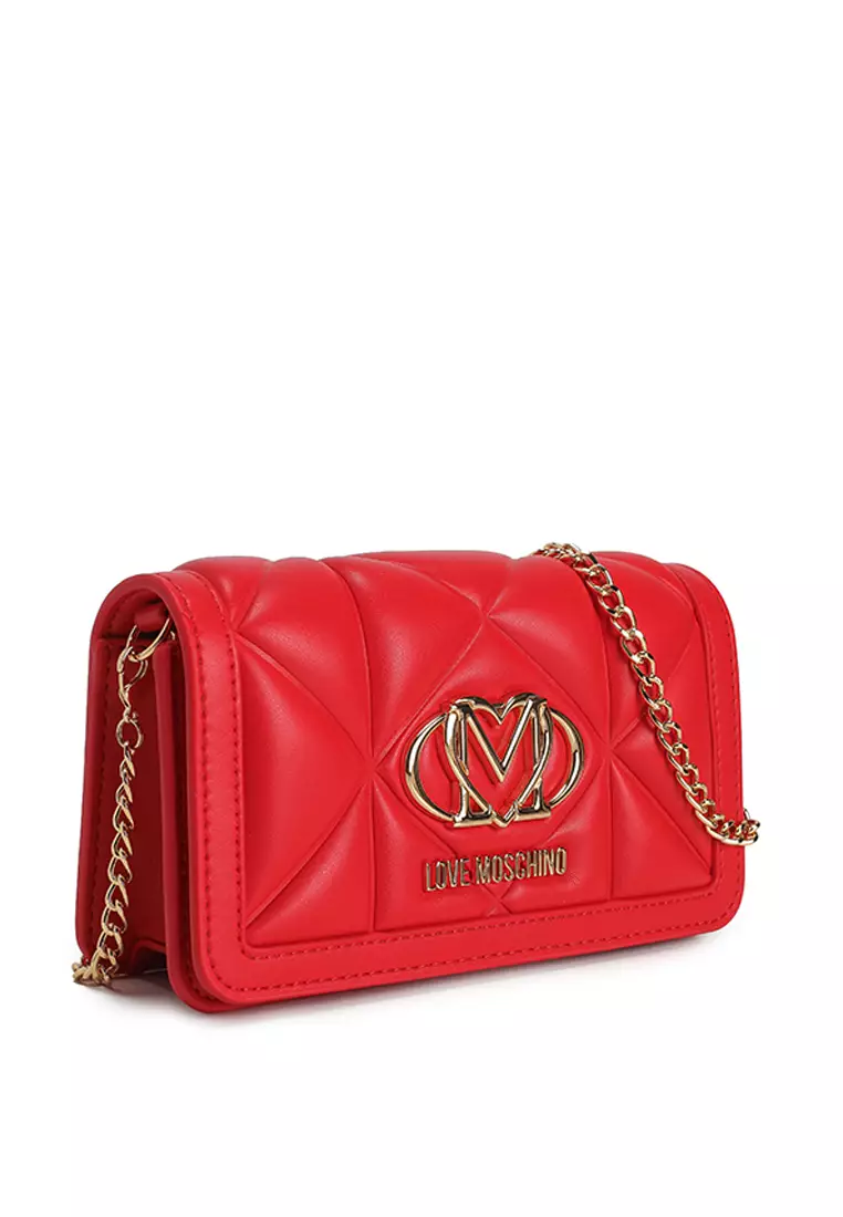 Quilted Embossed Crossbody Bag (nt)