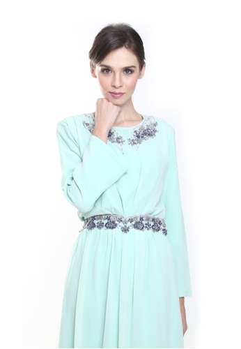 Buy Aisya Kurung Modern in Light Green from Rina Nichie Couture in Green only 289