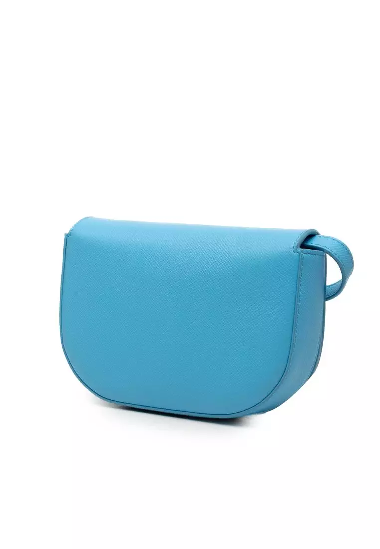 Pre-Loved Balenciaga Grained Calfskin Logo Ville Day Crossbody Xs
