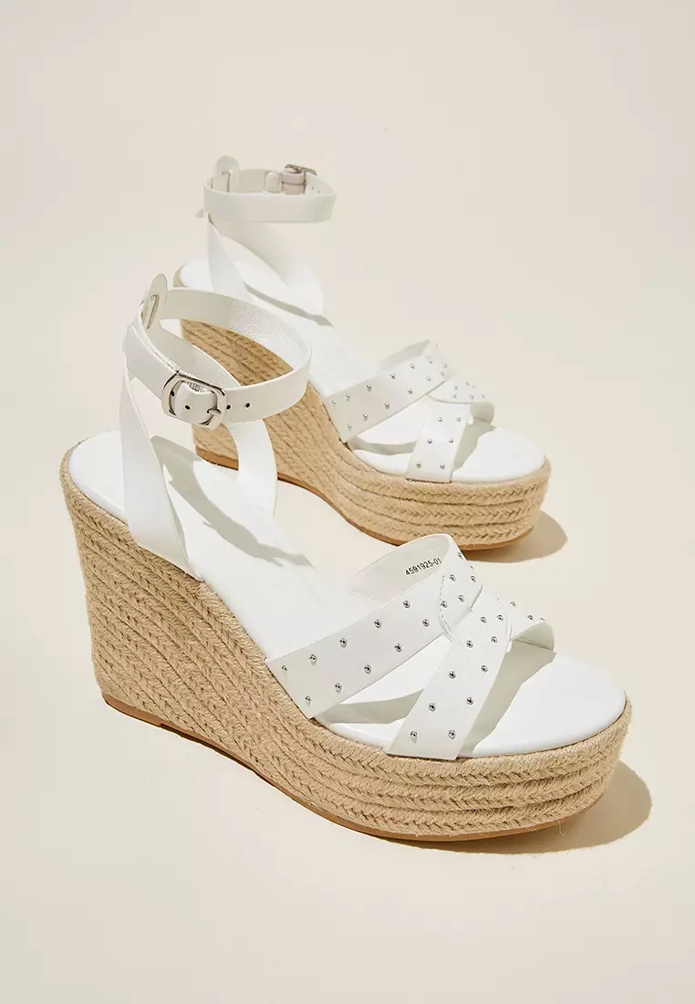 Buy Rubi Kiki Studded Espadrille Wedges 2024 Online | ZALORA Philippines