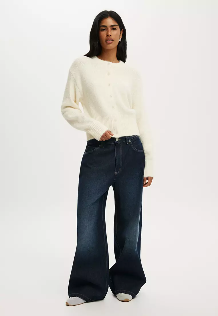 Luxe Dreamy Crew Cardigan