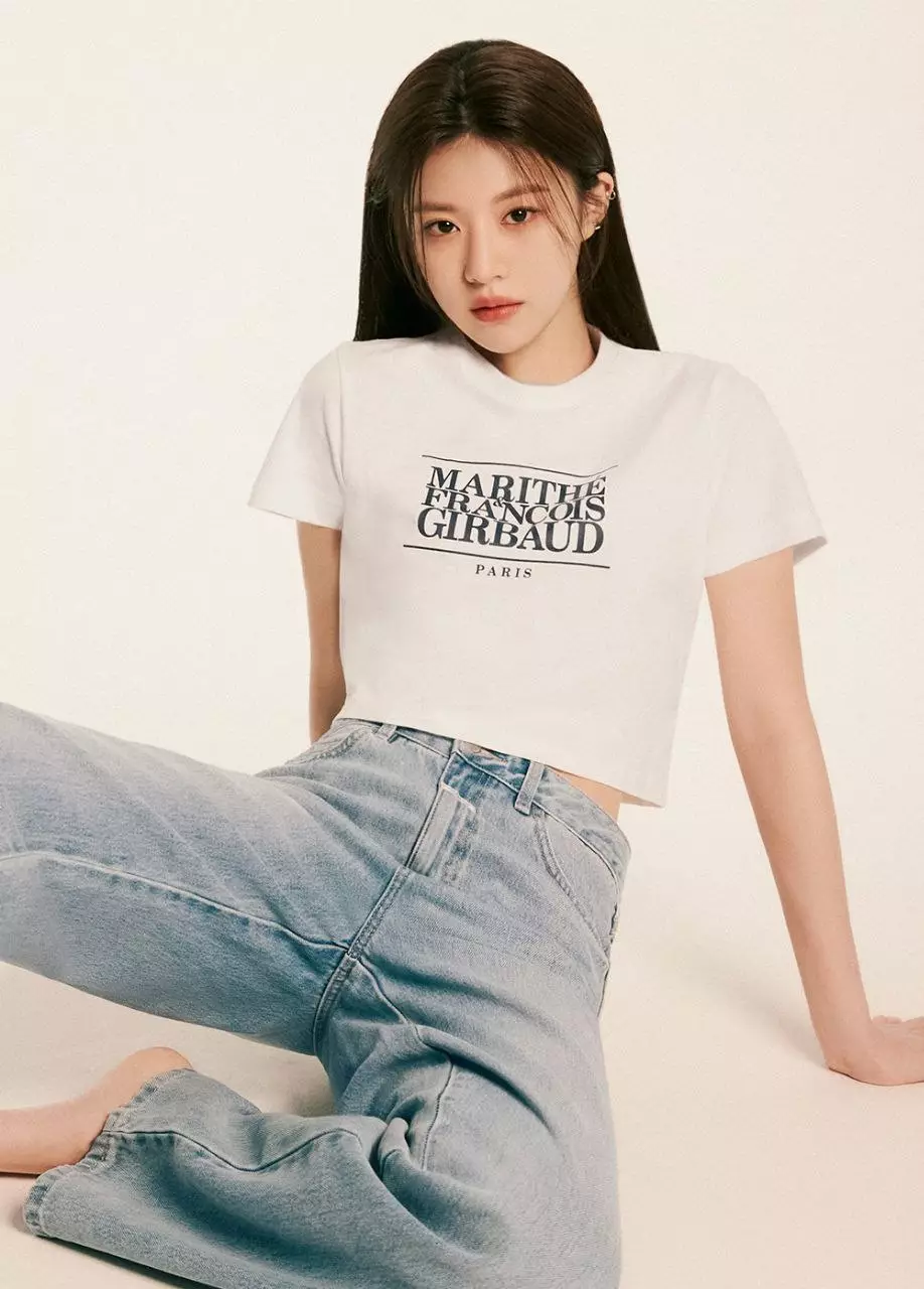 Tシャツ・カットソー Marithe + Francois Girbaud W CLASSIC LOGO CROP TEE white MFG Jual Marithe + Francois Girbaud W CLASSIC LOGO CROP TEE