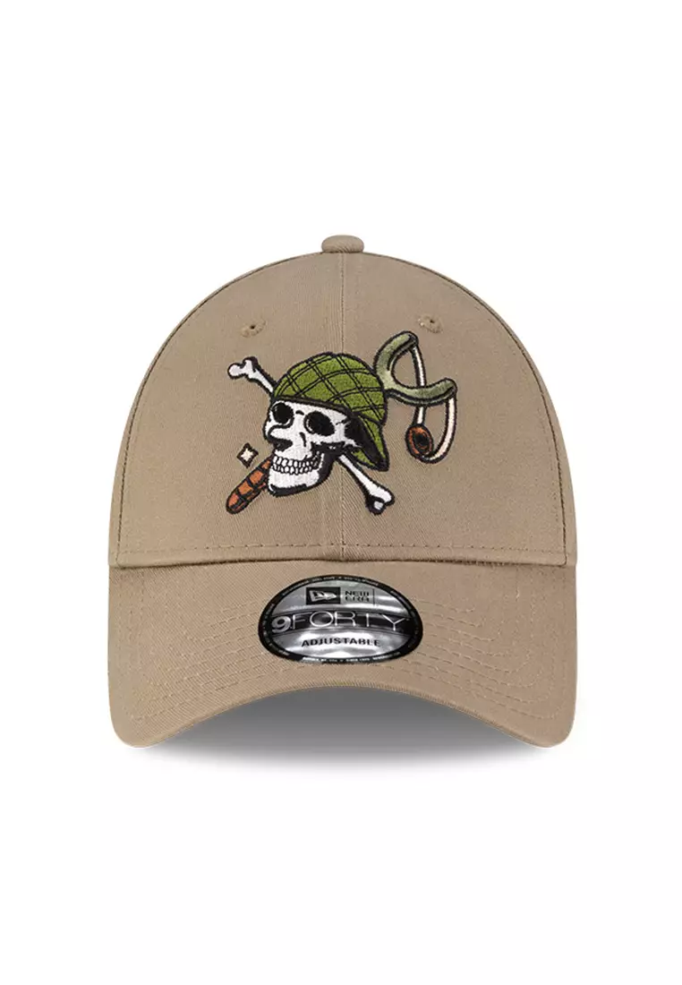 NE x One Piece Usopp Khaki 9FORTY Adjustable Cap