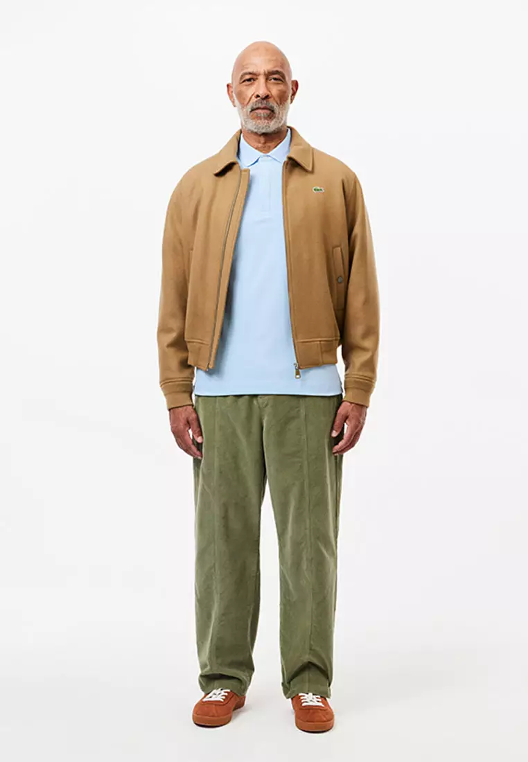 Men's Lacoste Paris Polo Shirt Regular Fit Stretch Cotton Piqué