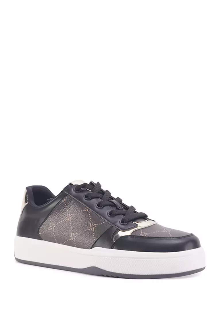 Discount on Nine West  shoes - SKU: Dosse Sneakers Black Monogram