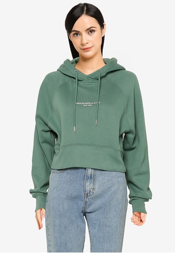 Abercrombie cropped hoodie new arrivals