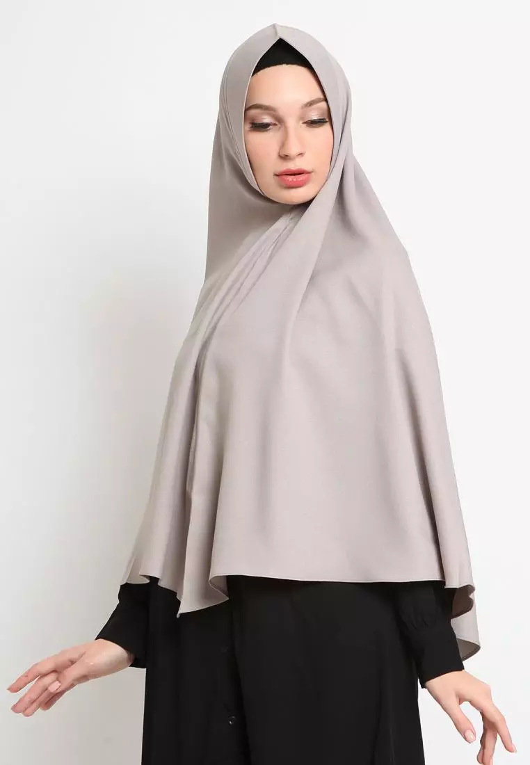 Hilya Khimar Instan Hijab Syari - Silver