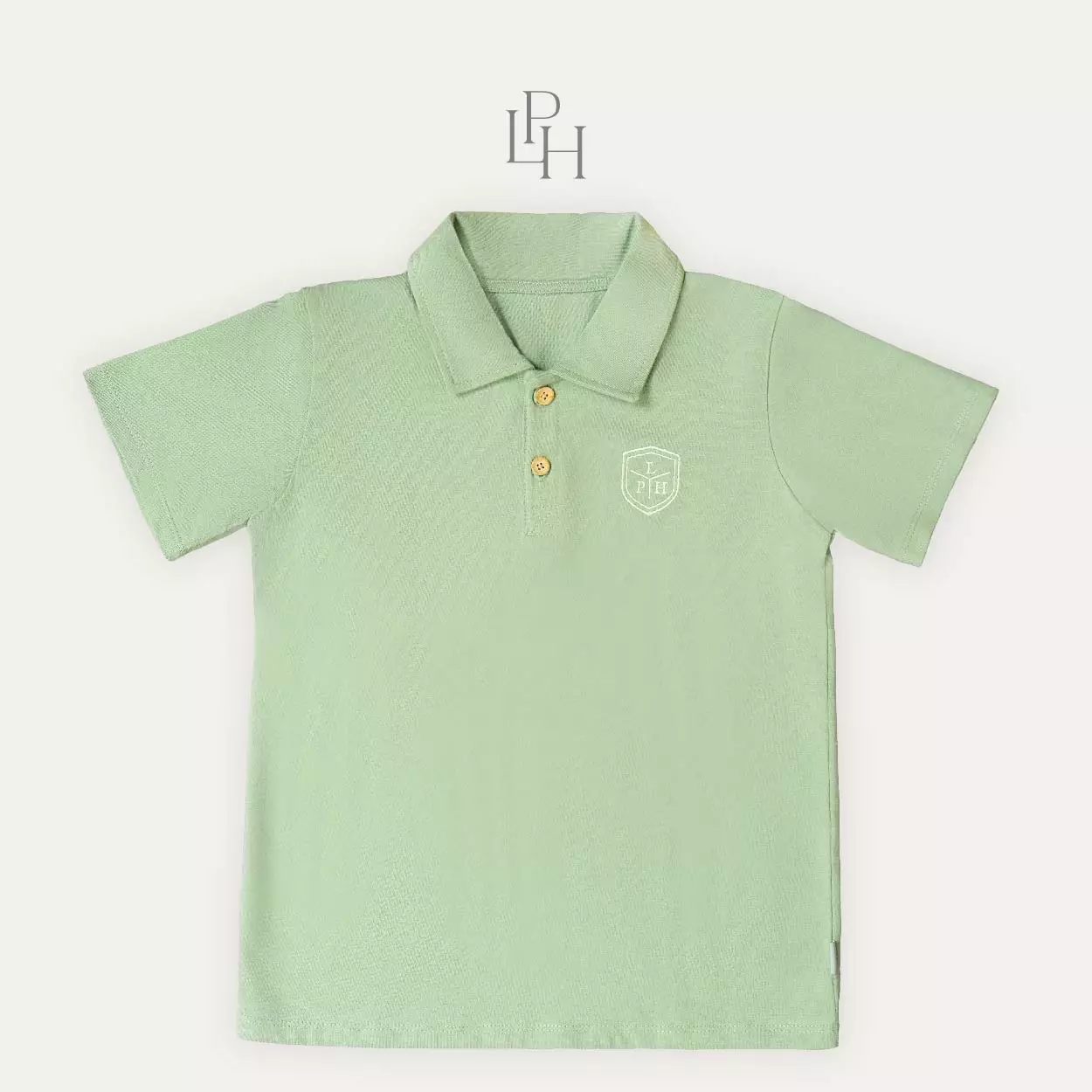 Little Palmerhaus - Theo Boy Top (Kaos Polo Anak Laki-laki) Hedge Green