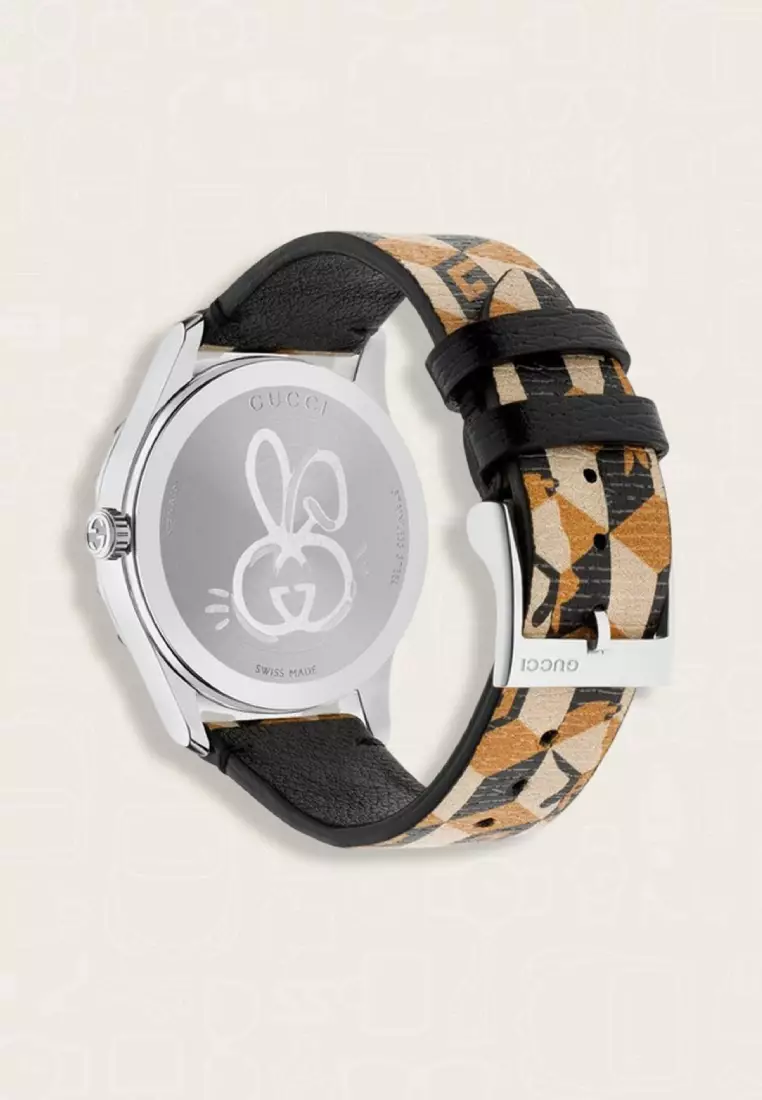 Jam Tangan Pria Gucci G-Timeless Multicolored Dial Quartz Watch