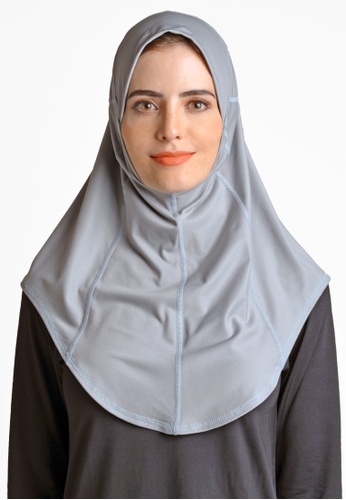 ViQ grey ViQ Active Airy Hijab BFCF3AA5ABB1EDGS_1
