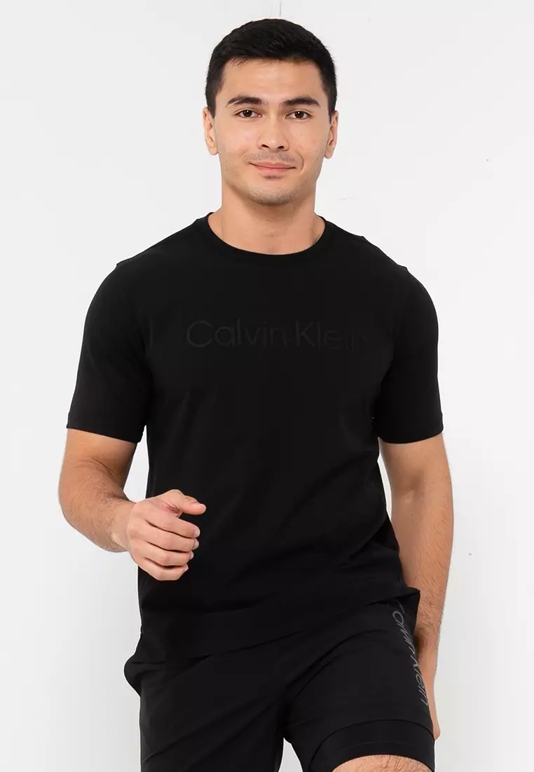Calvin Klein Relaxed Fit Tee, Black Beauty - Activewear