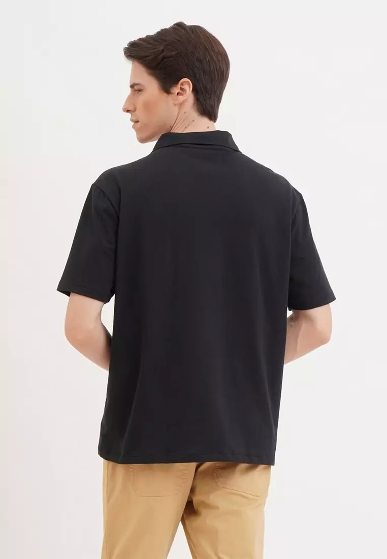 penshoppe polo black