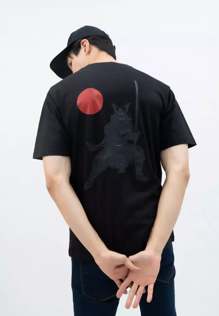 Houseofcuff T-shirt Kaos Hitam Motif Prajurit Tersedia Size S-4XL