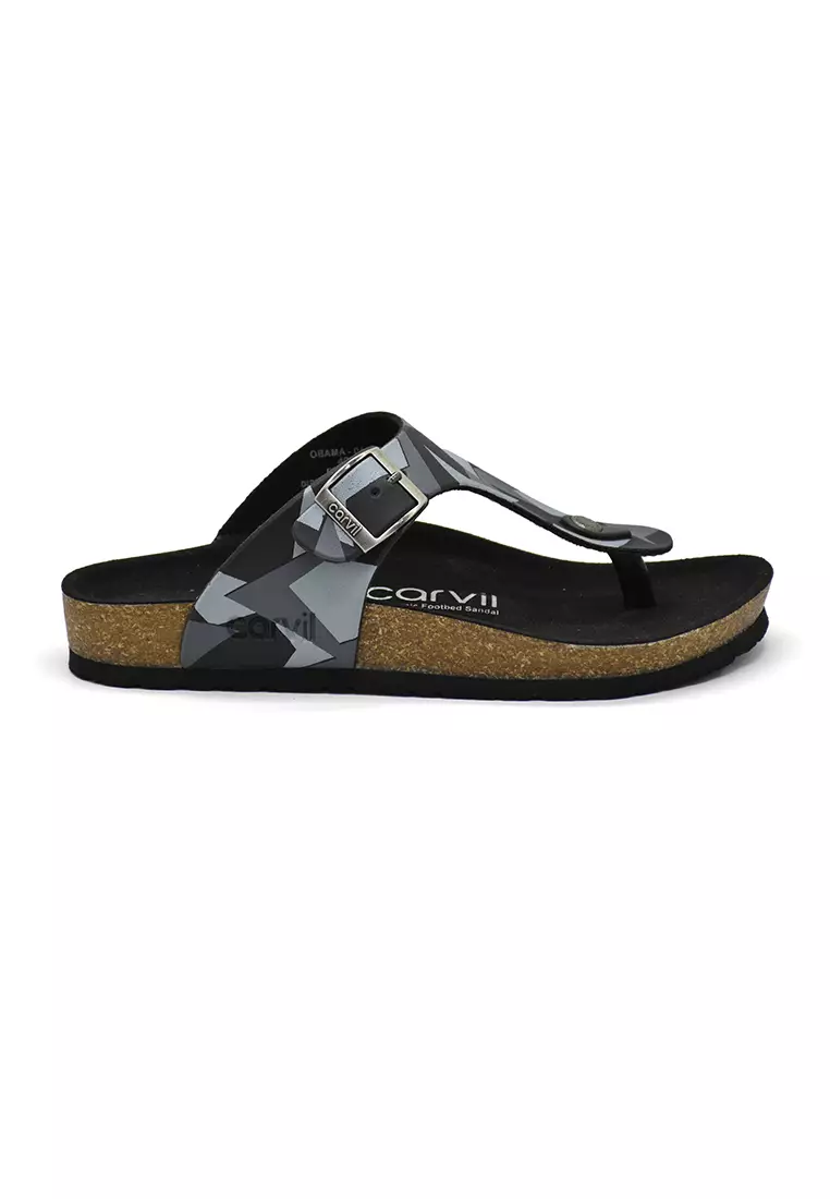 Carvil Sandal Pria Obama-01 M Black/Grey