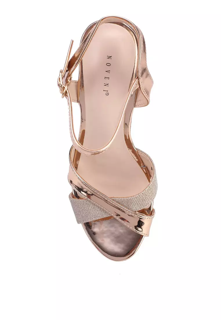 Metallic Platform Heels