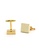 Kings Collection gold Gold French Square Cufflinks (UPKC10004b) 47313AC2367CFFGS_3