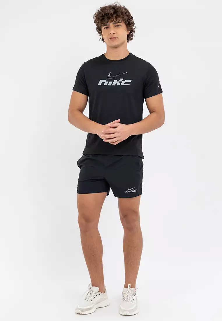 ☆Nike☆ Mylar Flash Dry Fit UV Short Sleeve Running Top M S