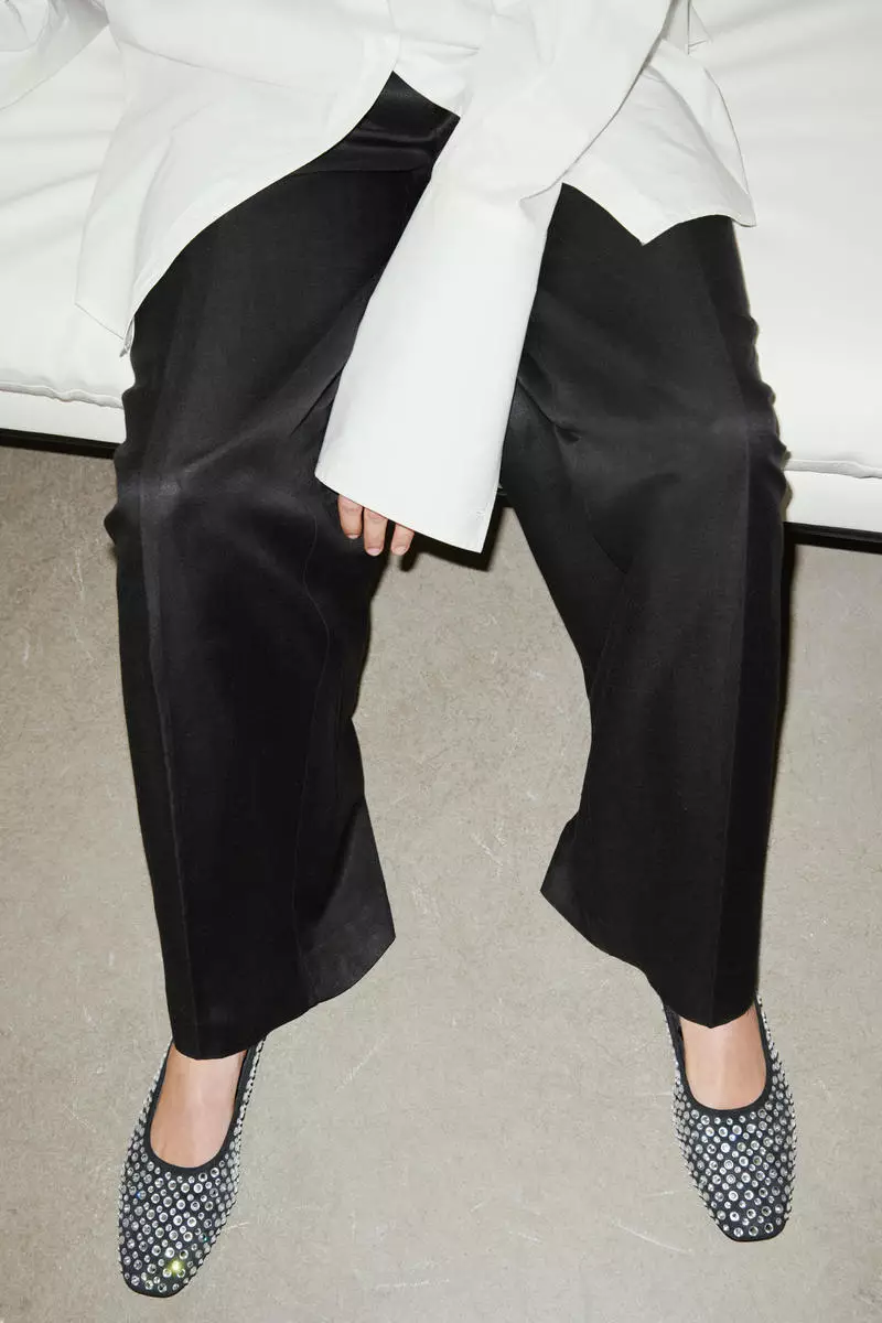 Embellished ballet pumps