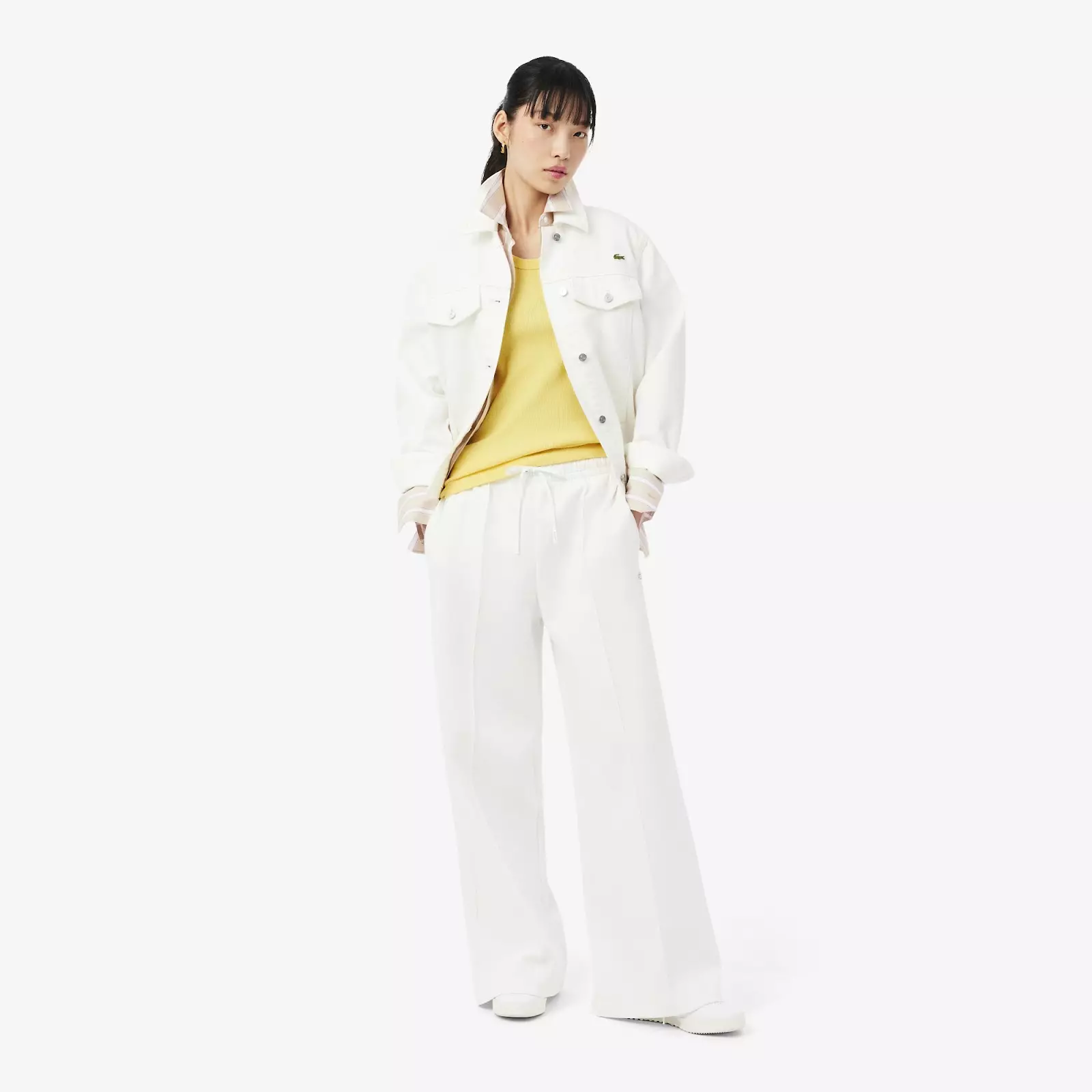 Women's Lacoste Slim Fit Organic Cotton Tank Top