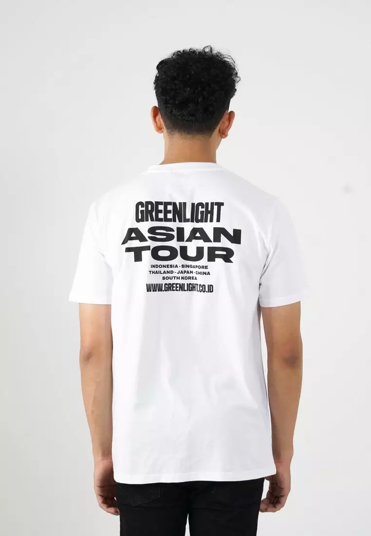 Greenlight Men's T-Shirt Short Sleeve Regular Fit Cotton Logo Script Gino C071224