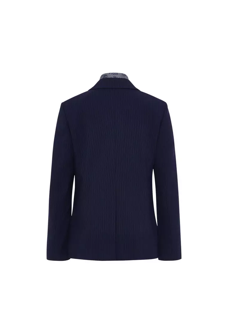 Long Sleeve Easy Fit Suit Blazer