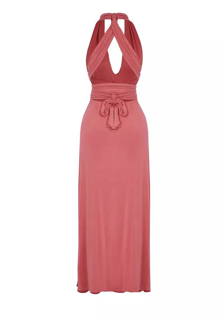 Strappy Waist Maxi Dress