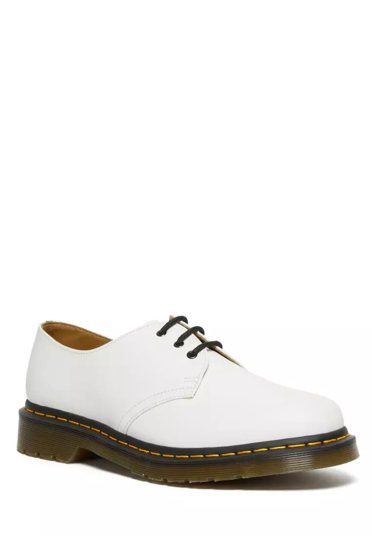 1461 WHITE SMOOTH LEATHER OXFORD SHOES