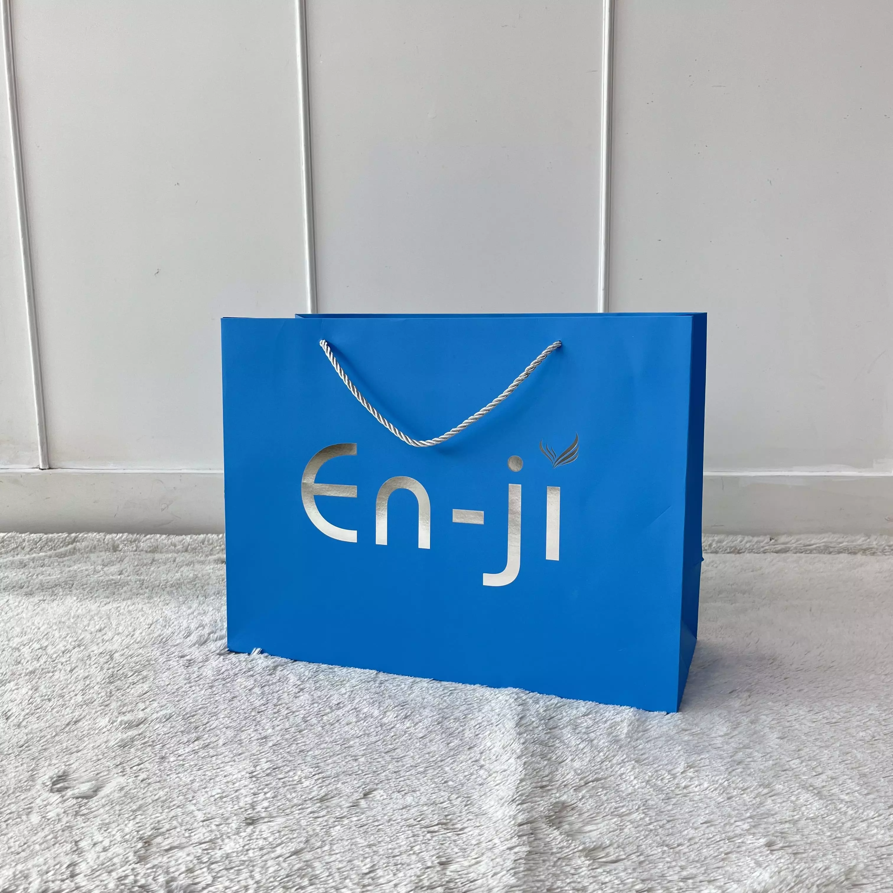 En-ji Paperbag - Bluesilver [Packaging Tas]