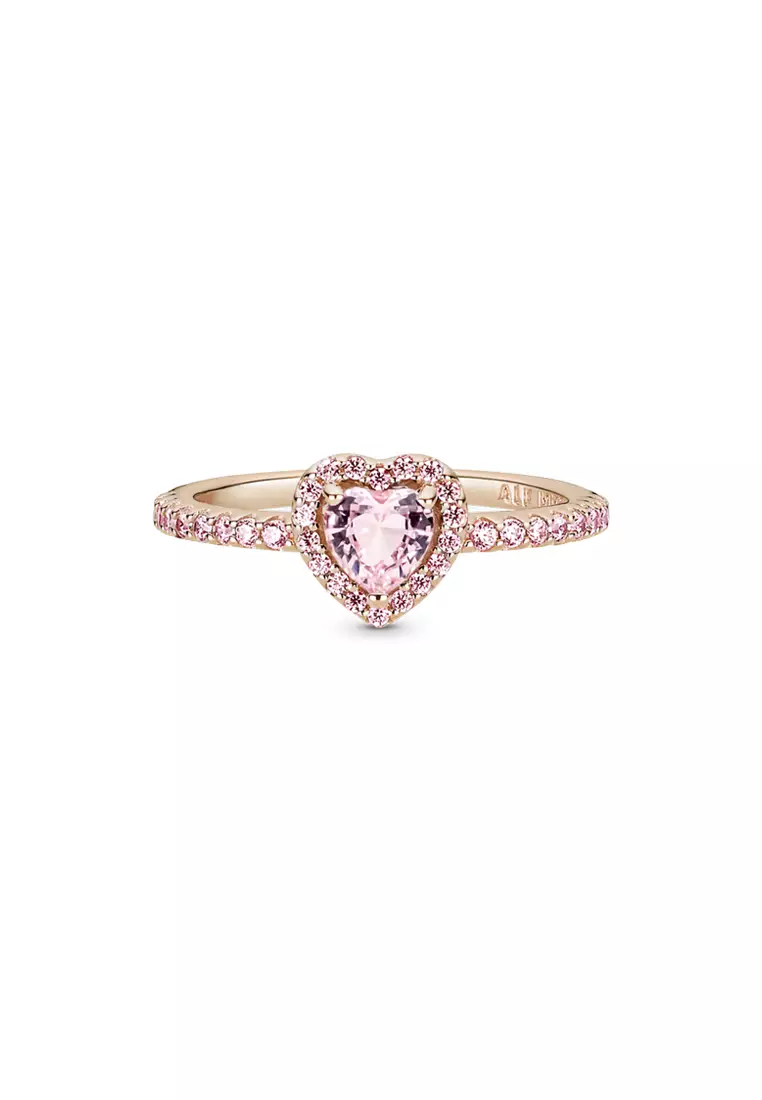 Buy PANDORA Pandora 14k Rose Gold Plated Sparkling Elevated Heart