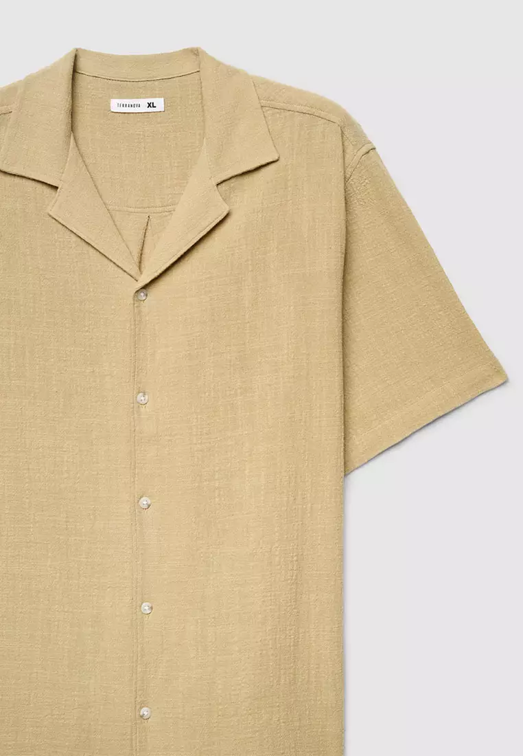 Men's Plain Bowling Shirt