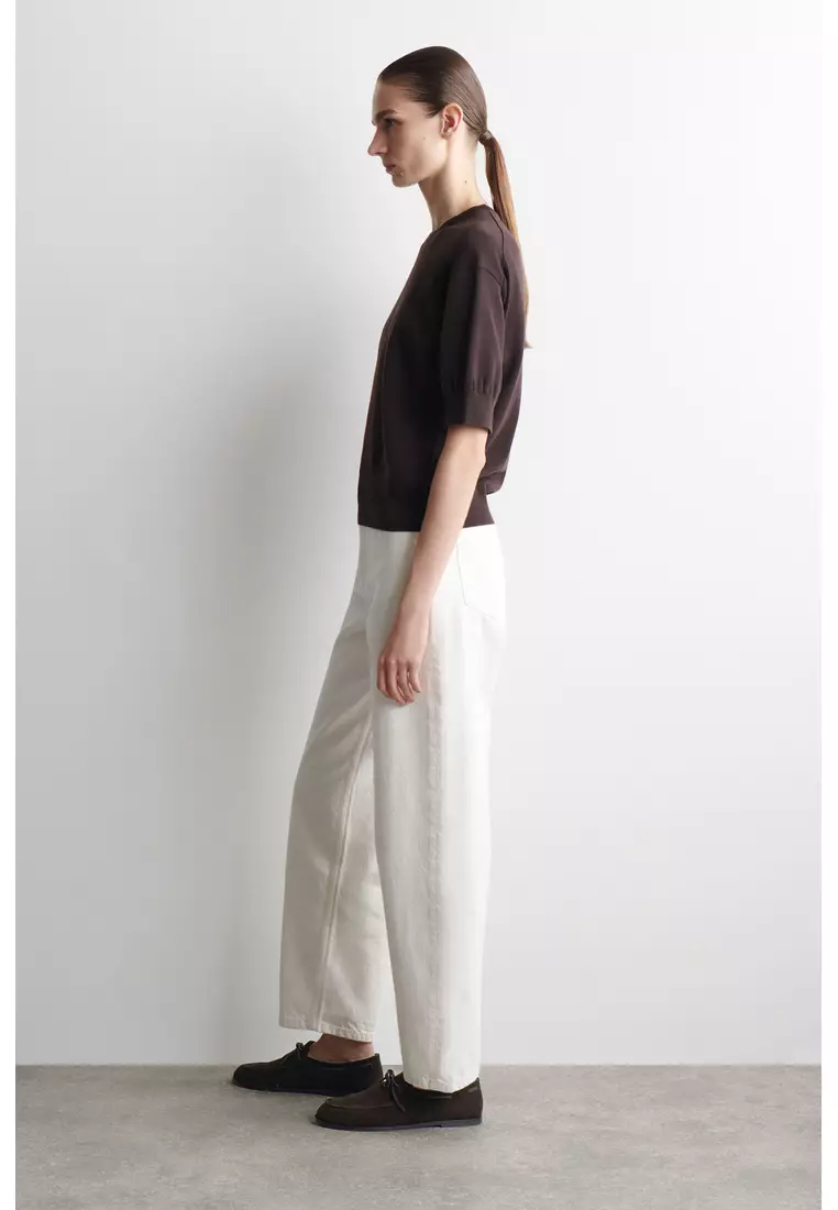 KNITTED COTTON T-SHIRT