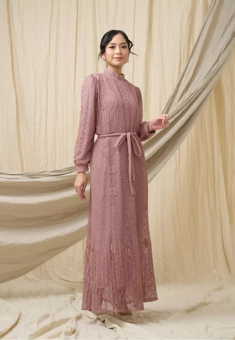 Ivanka Dress - Dusty Rose
