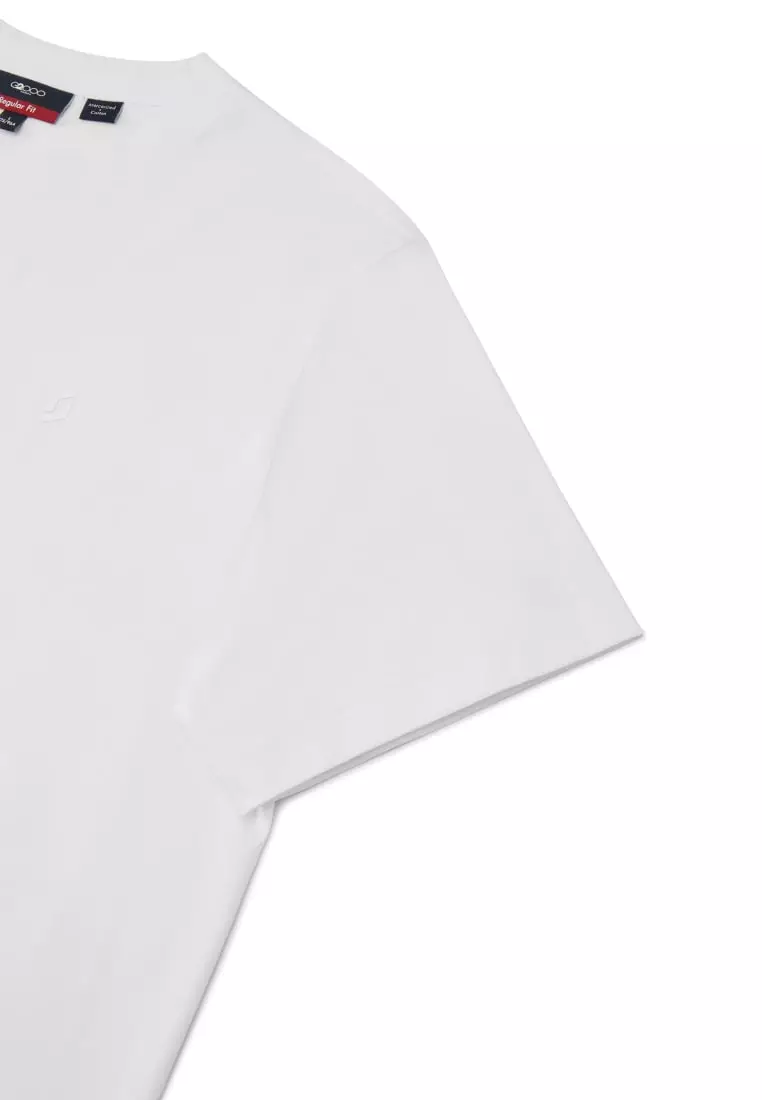 G2000 Mercerized Cotton Jersey High Crew Neck Regular Fit Tee