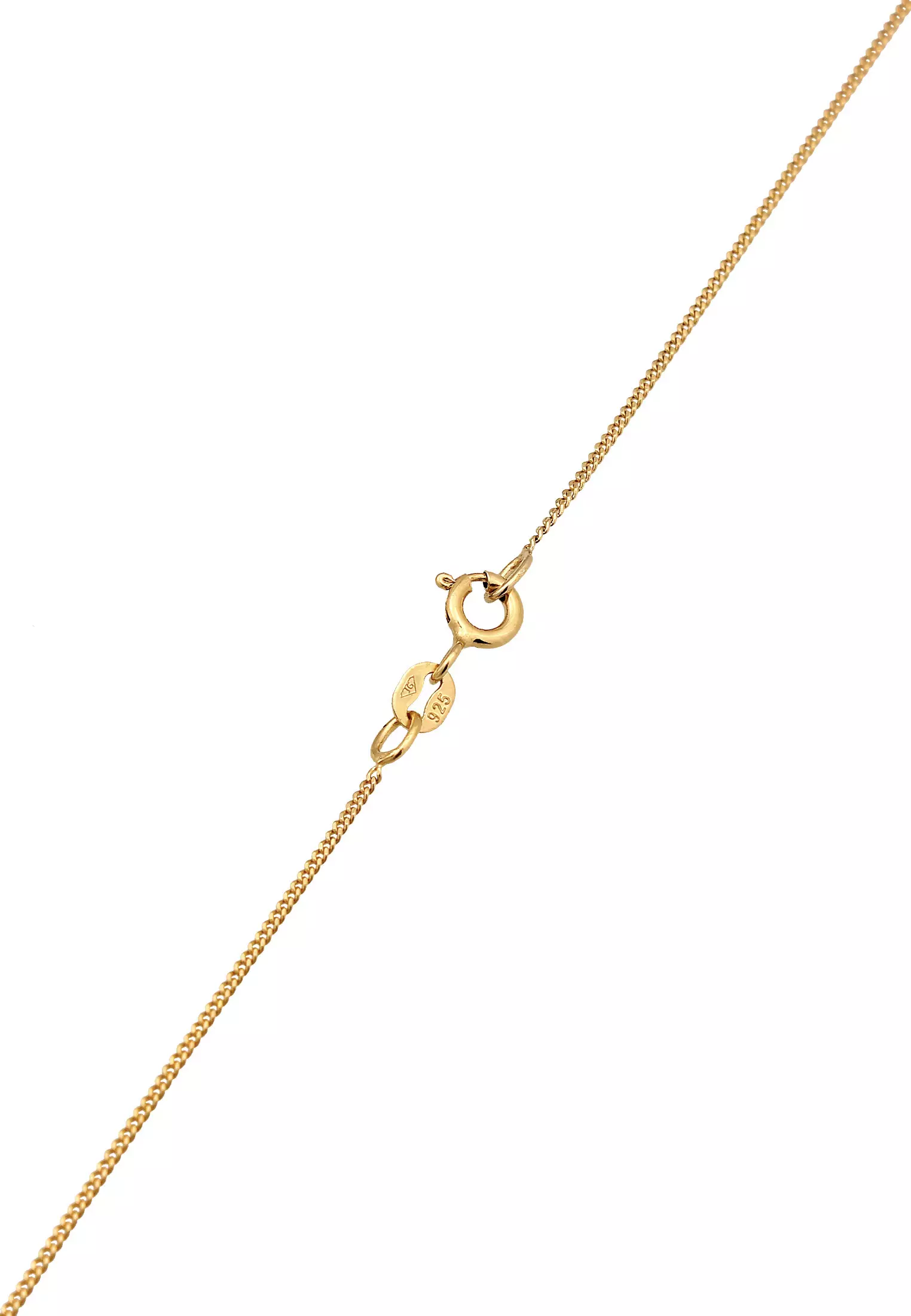 Necklace Pendant Platelet Wave Surfer Maritime Gold Plated