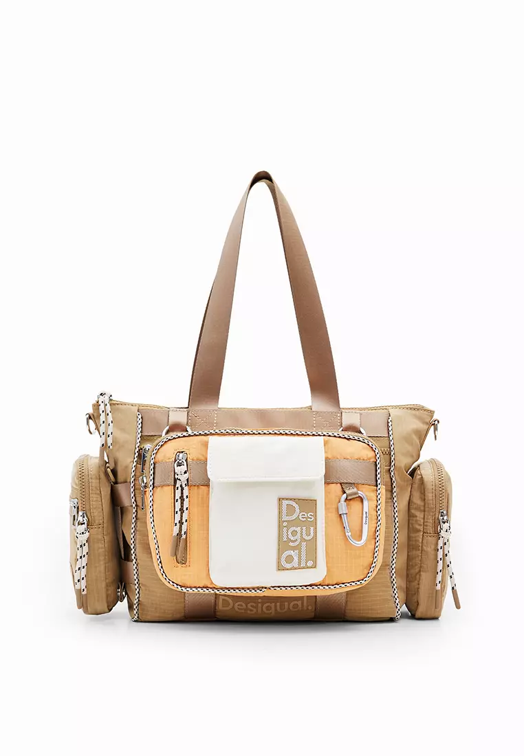 Desigual Woman M multi-position Voyager bowling bag.