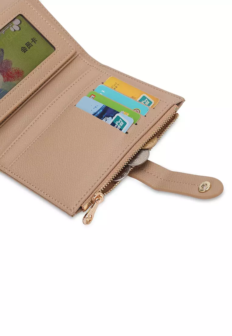Women's Short Purse / Wallet - Beige