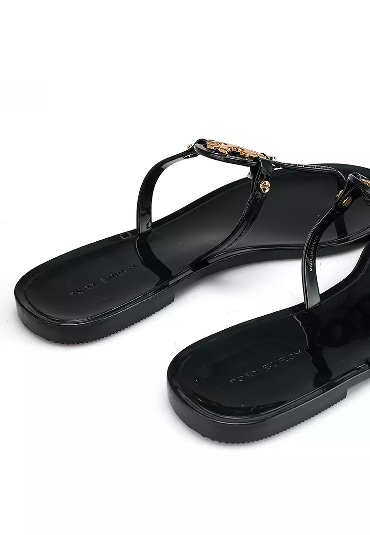Mini miller flat leather thong sandals clearance