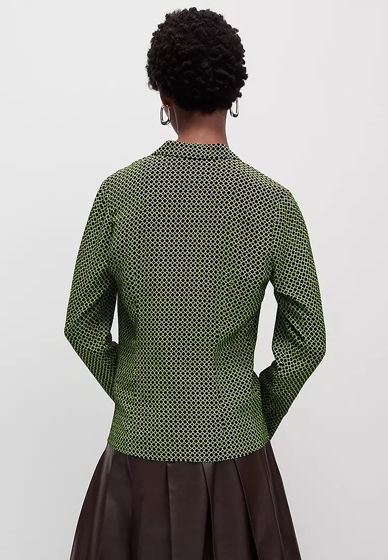 Printed V-Neck Shirt