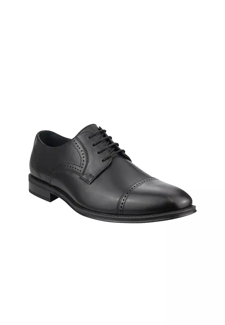 CHATHAM Black Cap Toe Derby