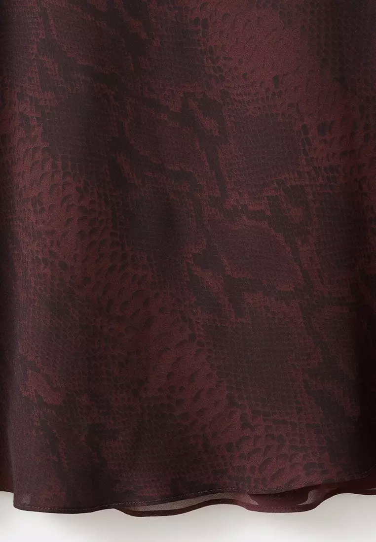 A-Line Animal-Print Dress