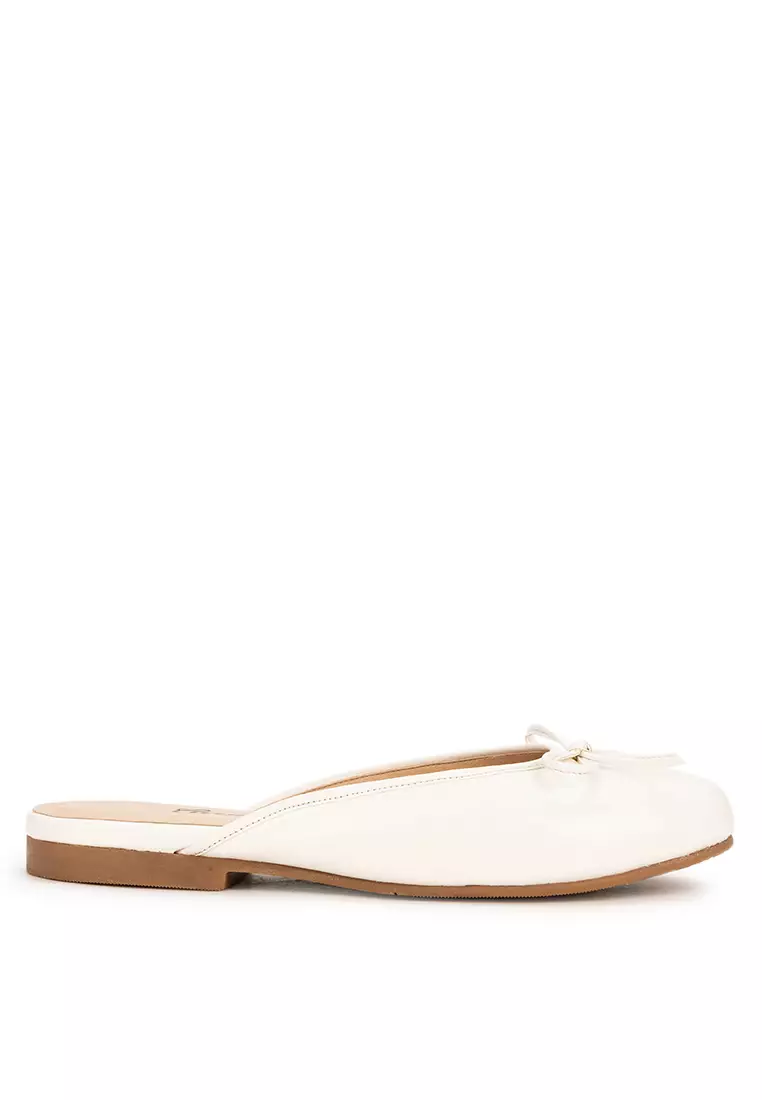 Round Toe Flat Mules