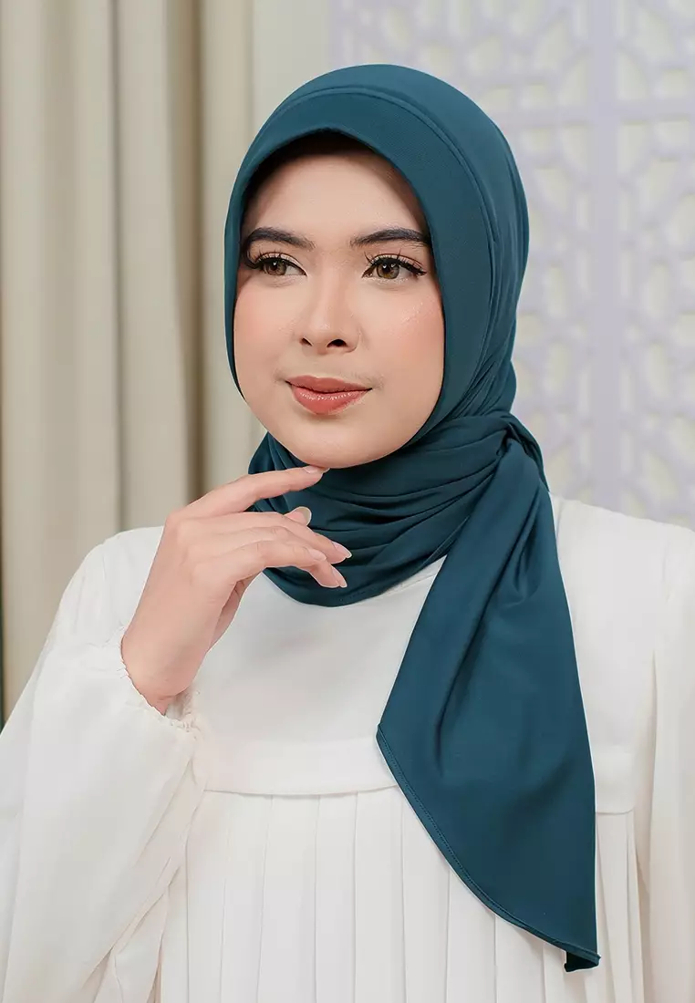 HIJAB INSTAN SOFTPAD AMEENA - DENIM