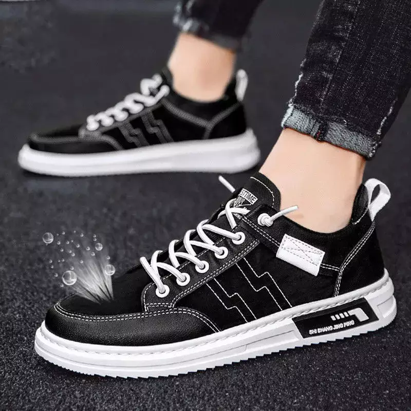 Sepatu Pria Casual Sneakers Cowok Bahan Ringan Q609