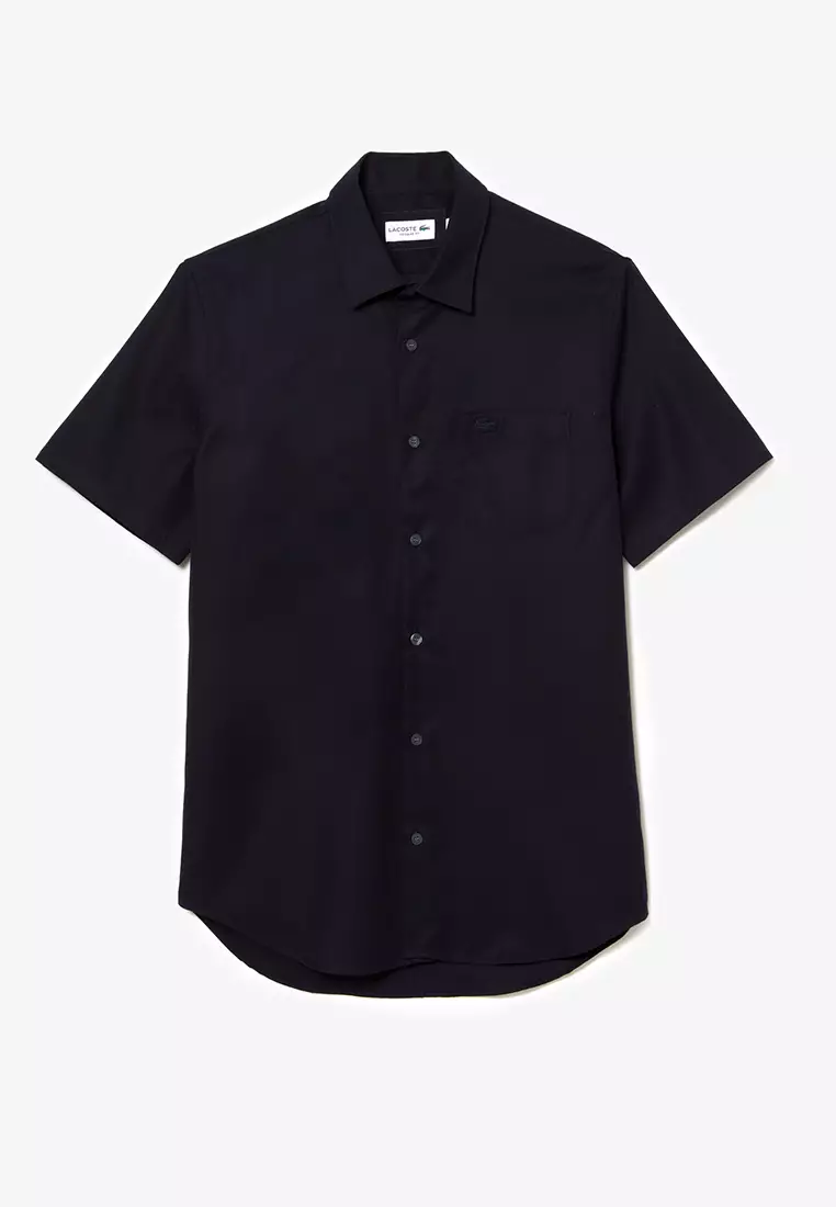 Men's Regular Fit Solid Cotton Shirt