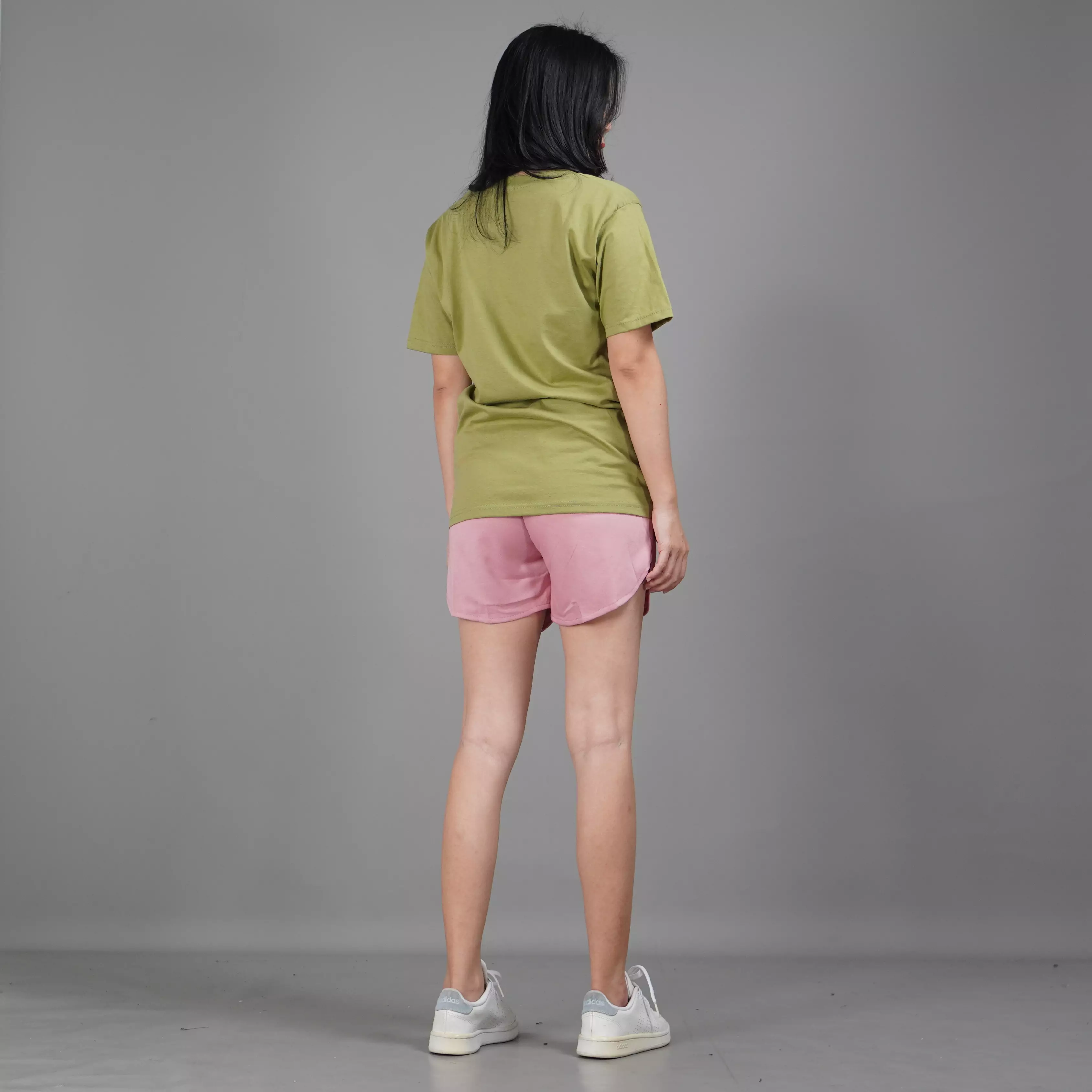  UNILO Size S-BIG Kaos Polos Lengan Pendek Cotton TShirt Short Sleeve - Matcha