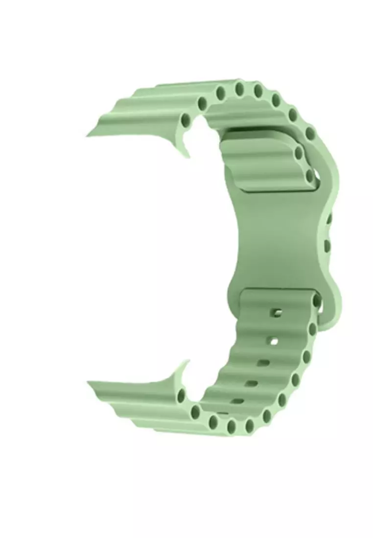 Buy Kings Collection Pistachio Color Silicone Apple Watch Band