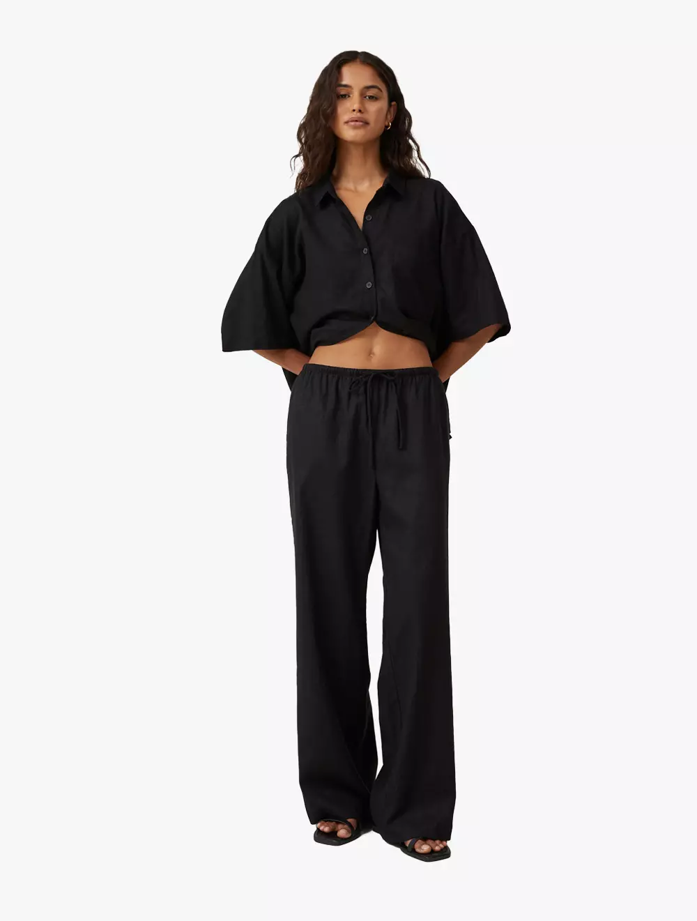 Jual Cotton On Cotton On Pakaian Wanita Haven Wide Leg Pant Asia