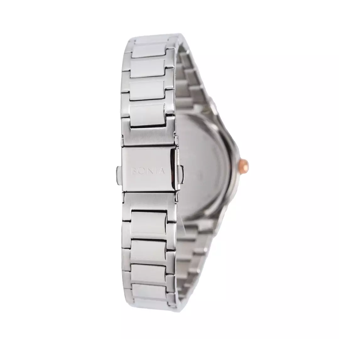 Jam Tangan Wanita BONIA Silver BR192-2337 Original