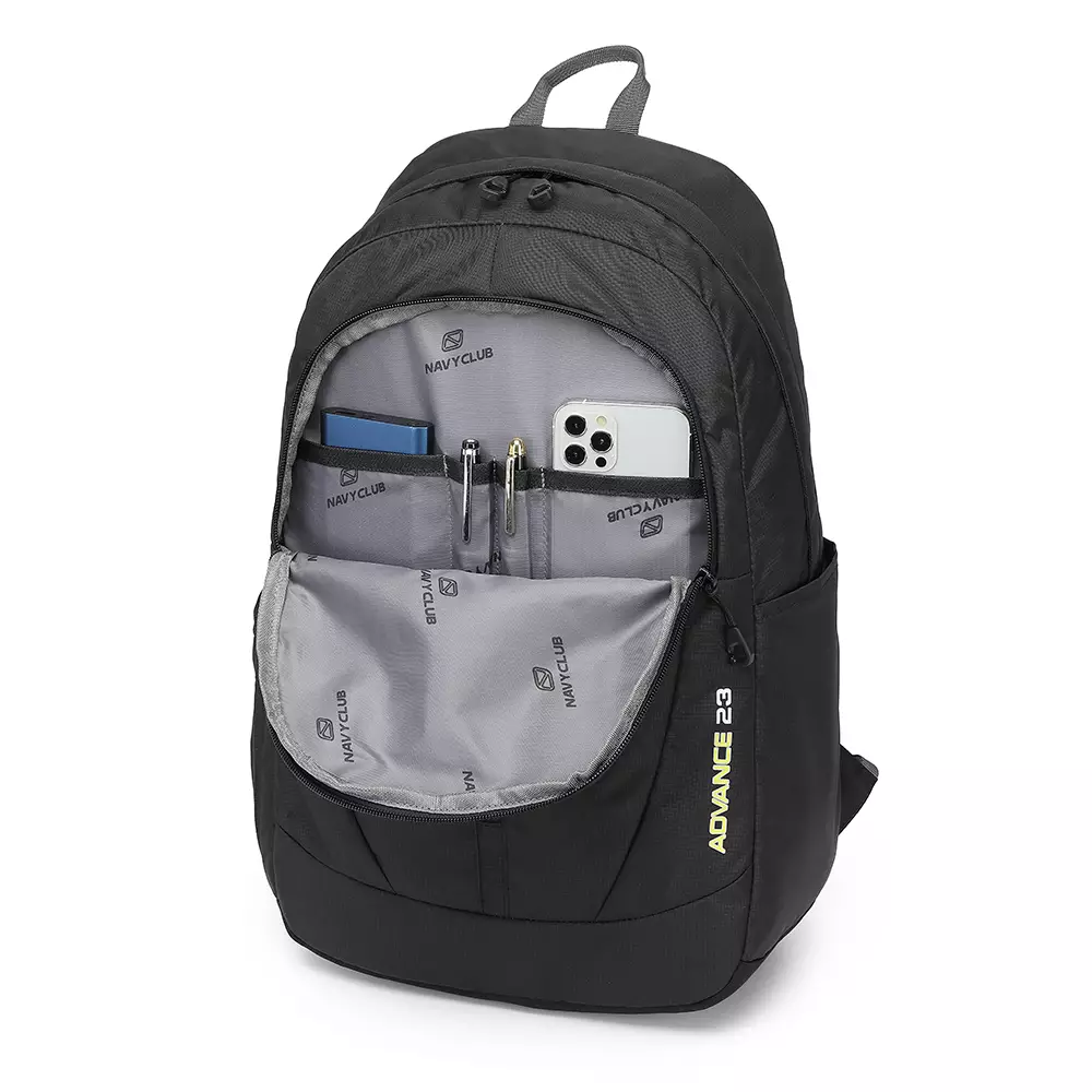 Navy Club Tas Ransel Kasual FCGH - Tas Ransel Pria Tas Ransel Wanita Tas Punggung - Backpack Up to 14 inch - Tas Laptop Daypack 23 Liter - Free Bag Cover